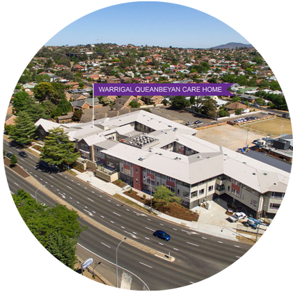 Warrigal Queanbeyan care home aerial view