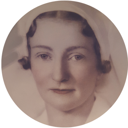A photo of Enid Baker who was the first matron at Warrigal