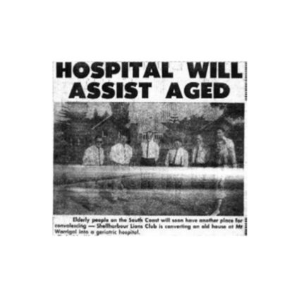 Newspaper clipping showing Warrigal history