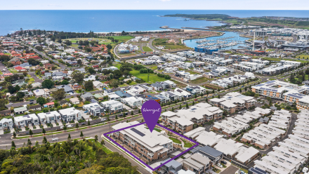 A map of Warrigal Shell Cove in relation to the marina.