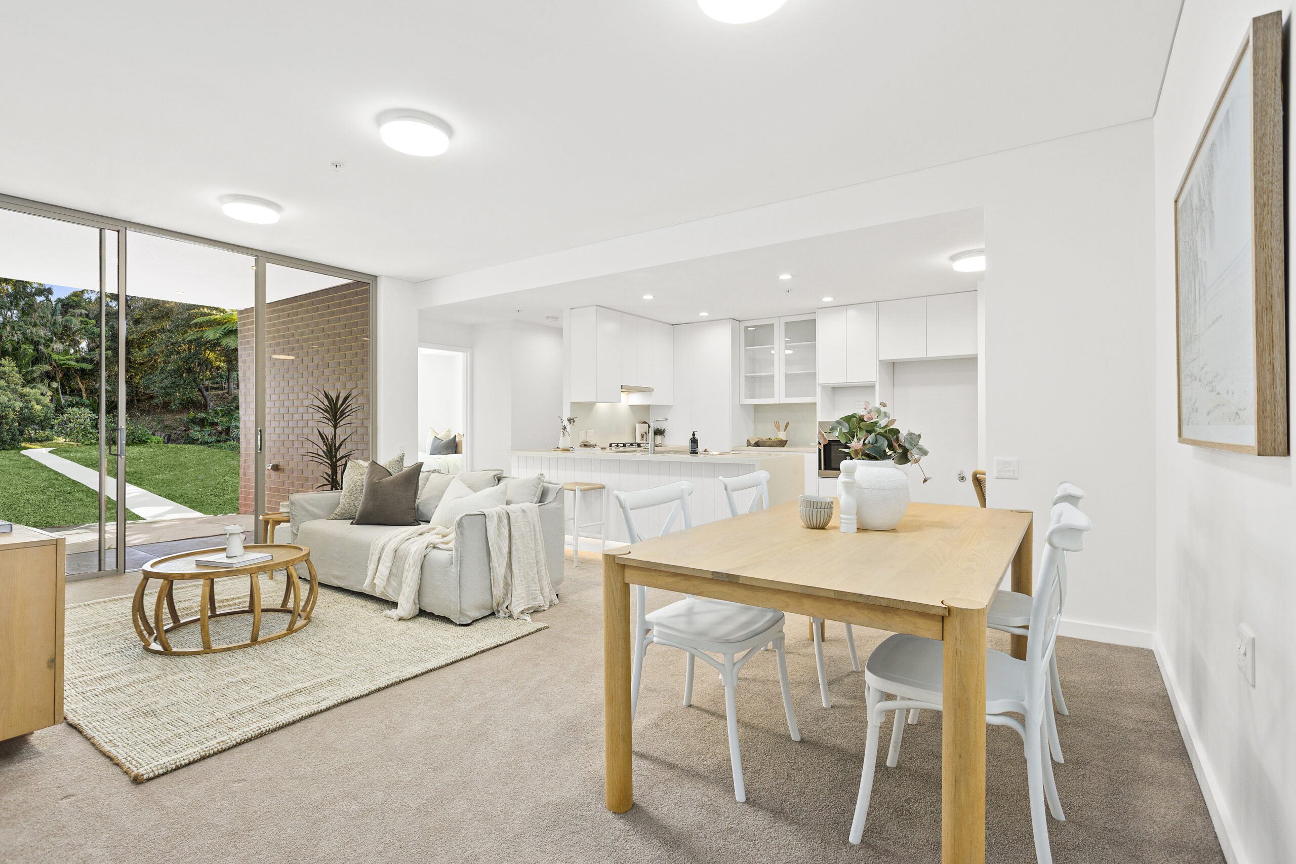 Dining Area of the Spinnaker Apartments Warrigal Shell Cove