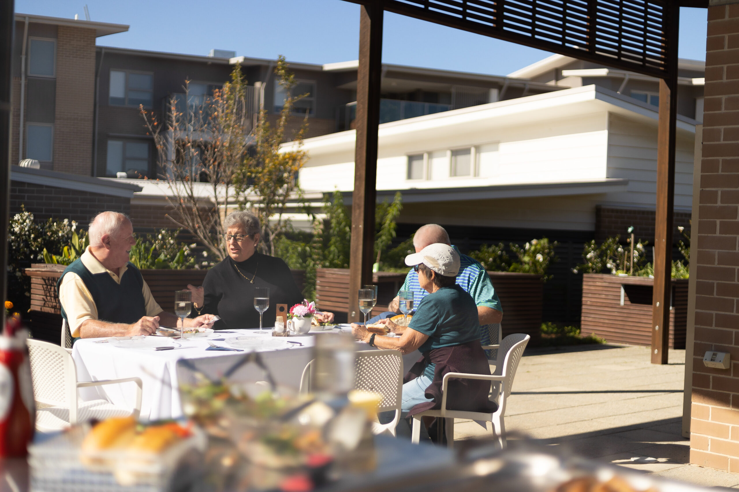 Shell Cove Villagers Enjoy BBQ