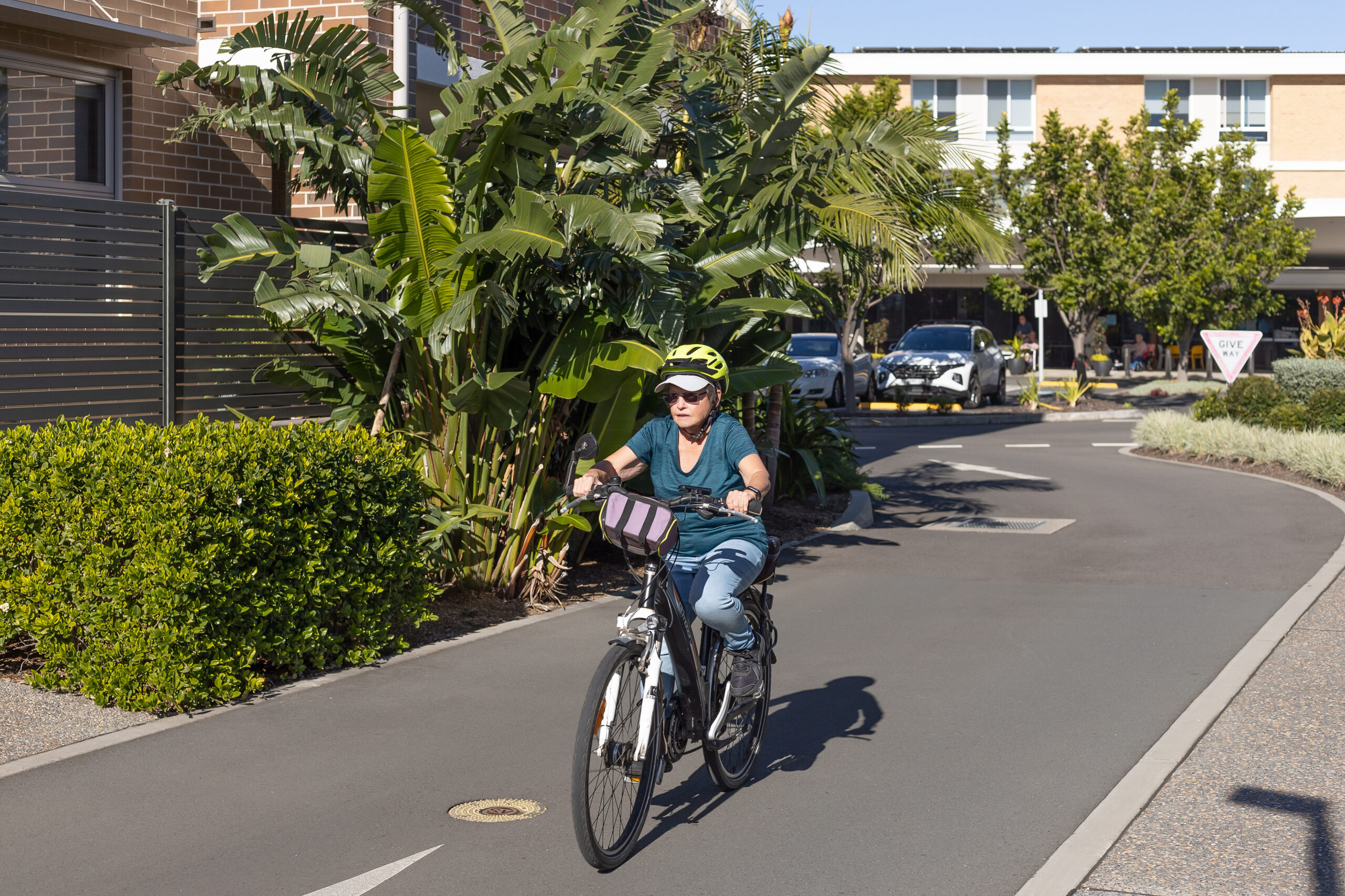 Shell Cove Village Resident Rides Bike