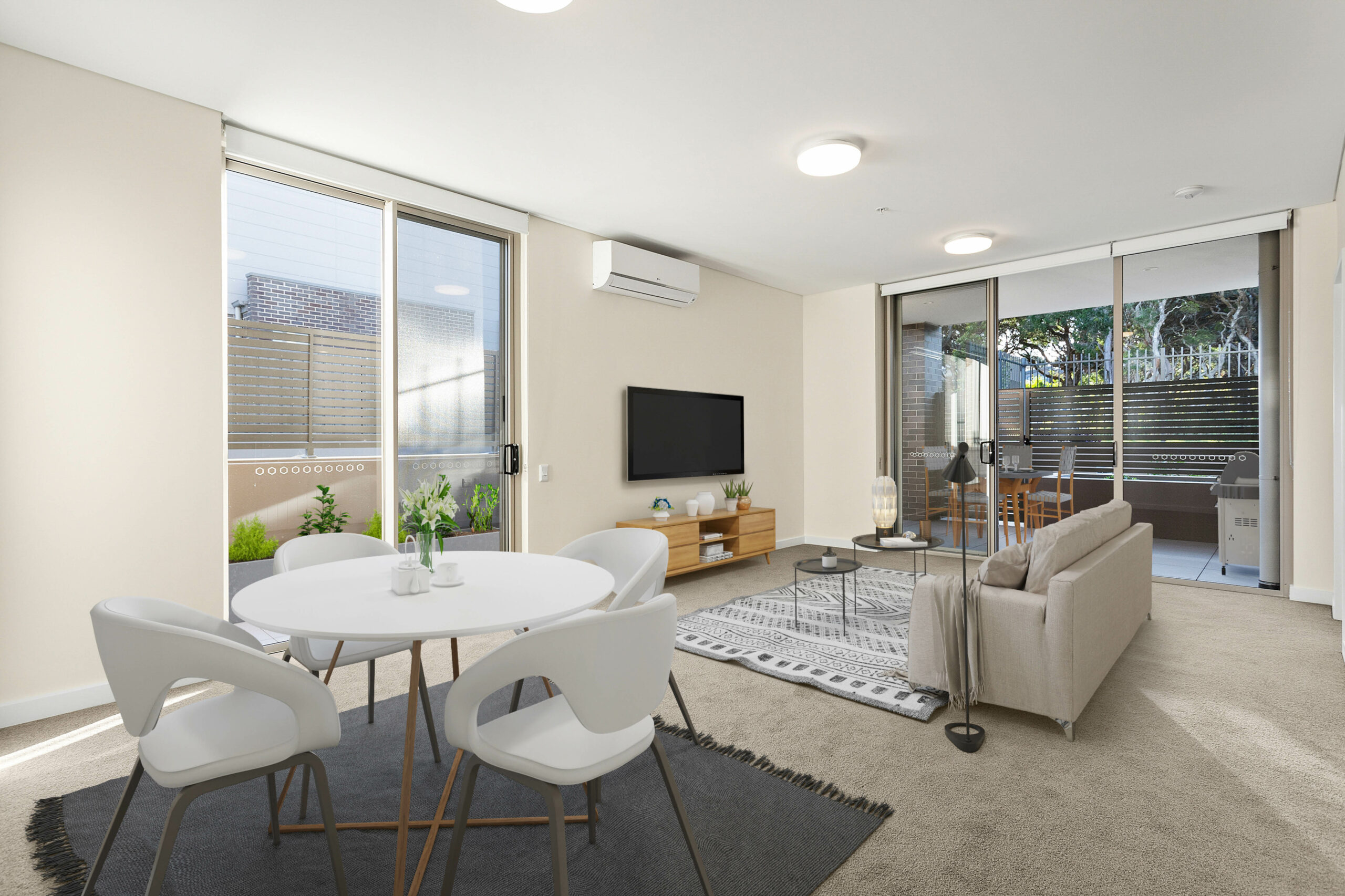 SC Apartment 83 Dining Living