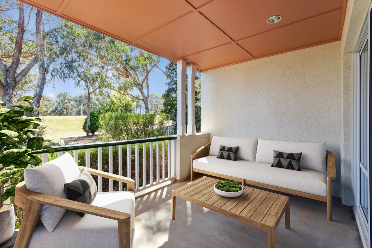 Balconul vilei la Warrigal Hughes Community Village