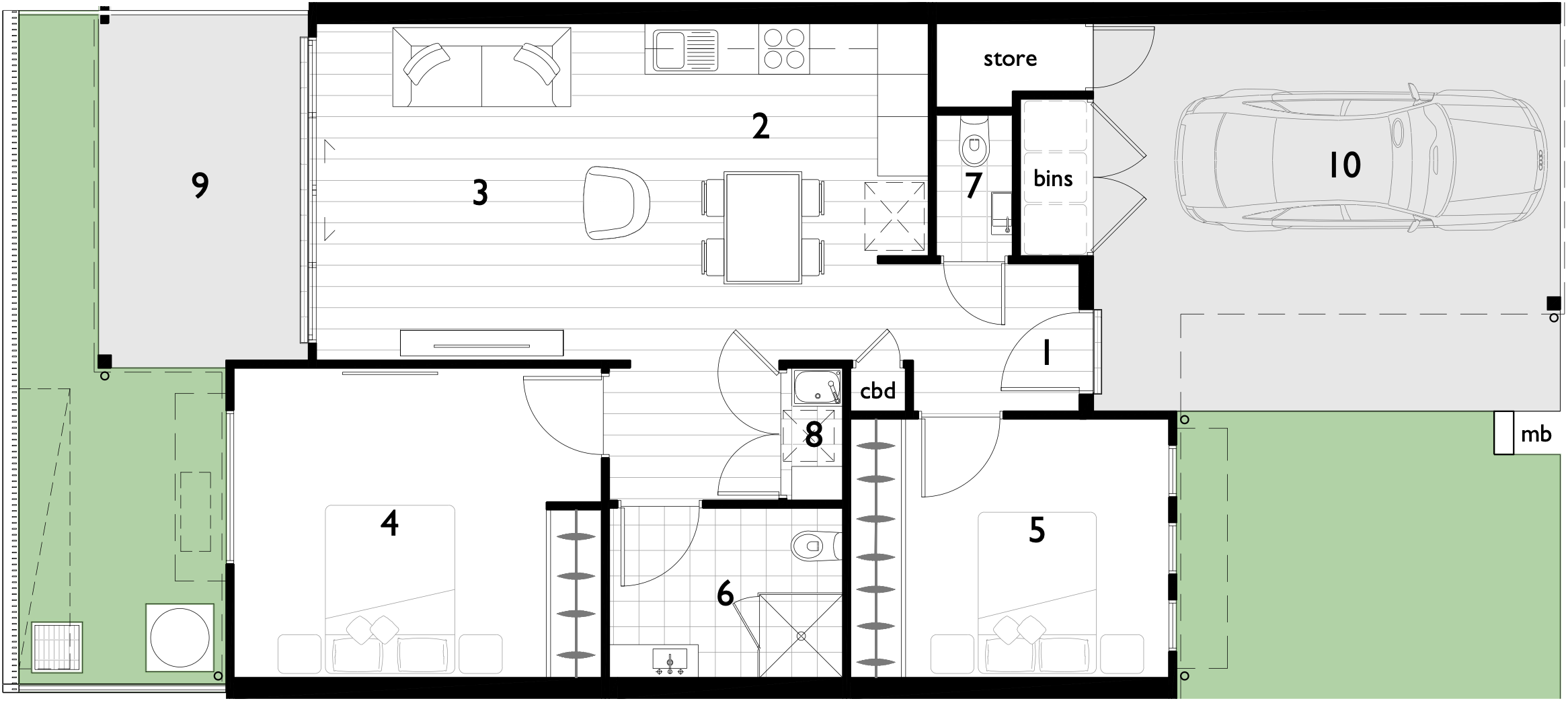 Floor Plan 1 Lake South