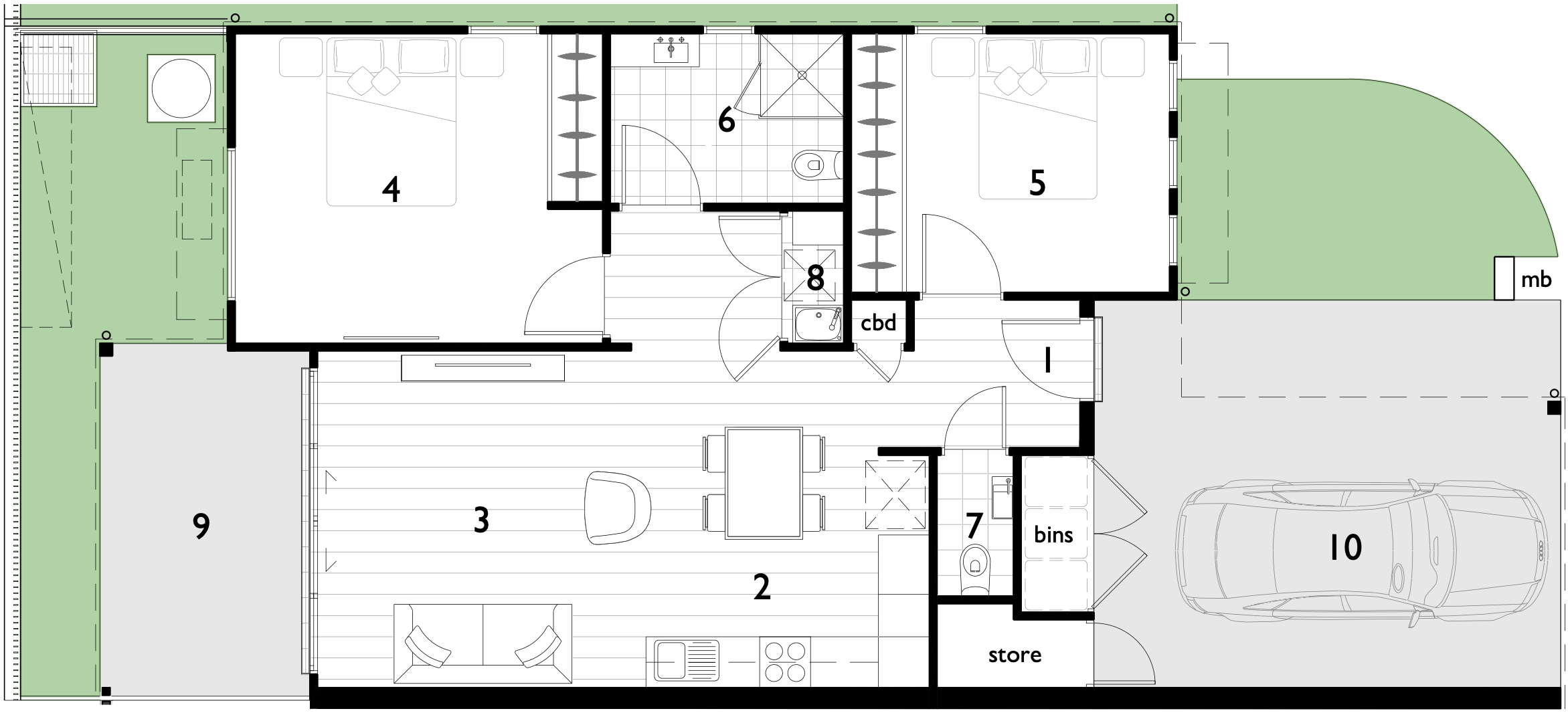 Floor Plan 1 Lake South