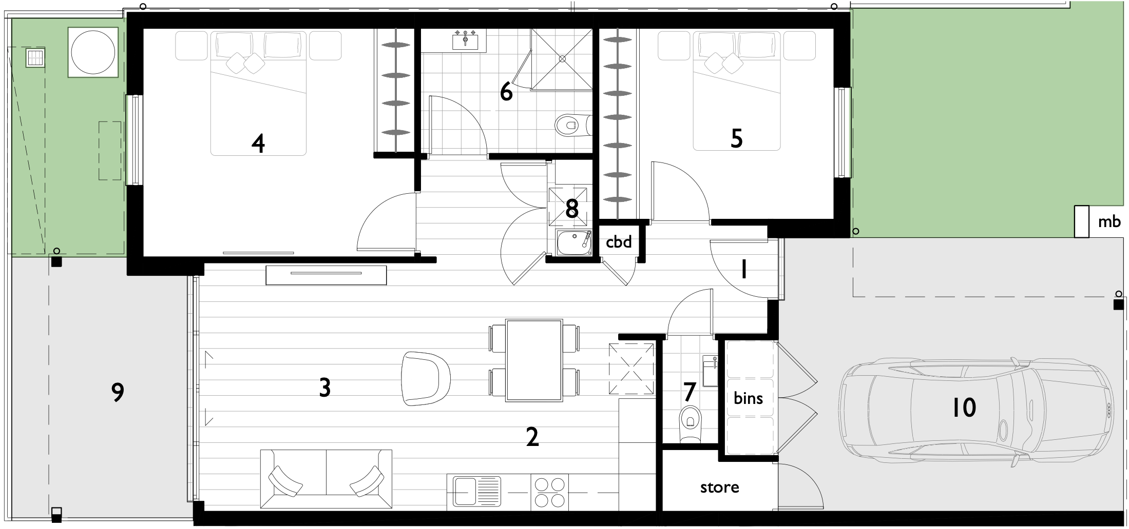 Floor Plan 1 Lake South