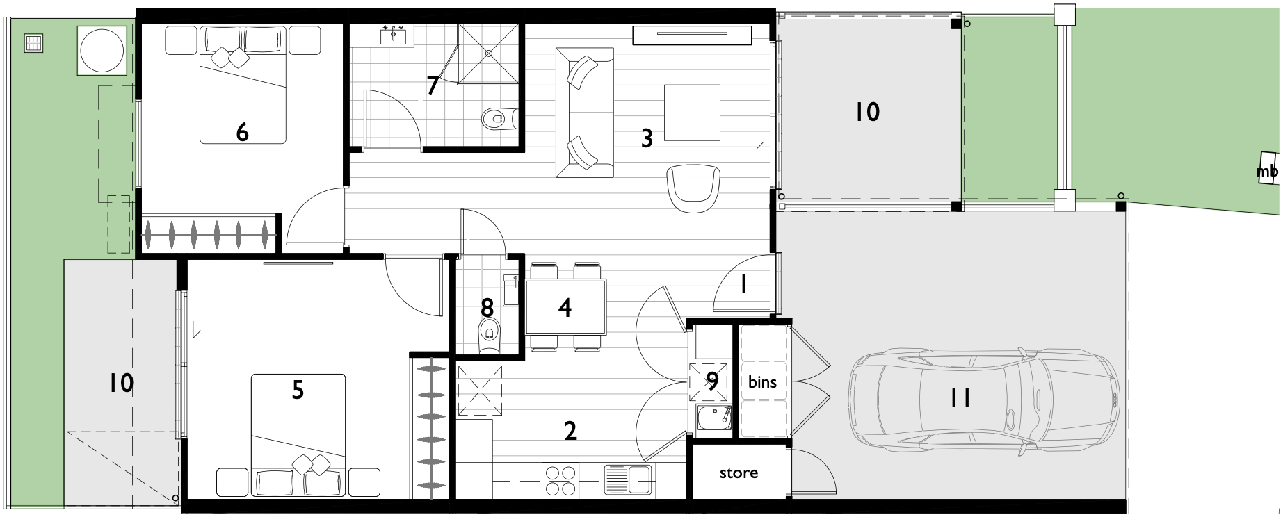 Floor Plan 1 Lake South