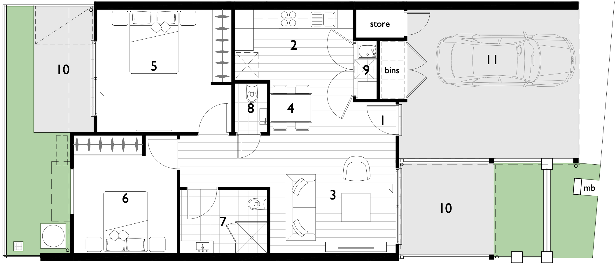 Floor Plan 1 Lake South
