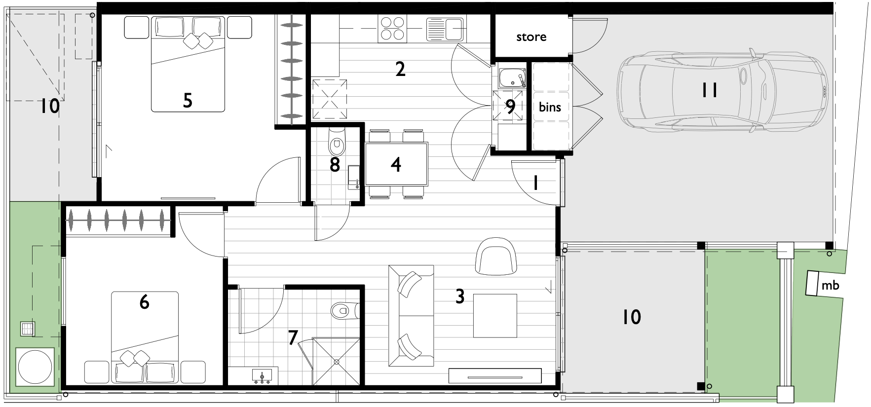 Floor Plan 1 Lake South
