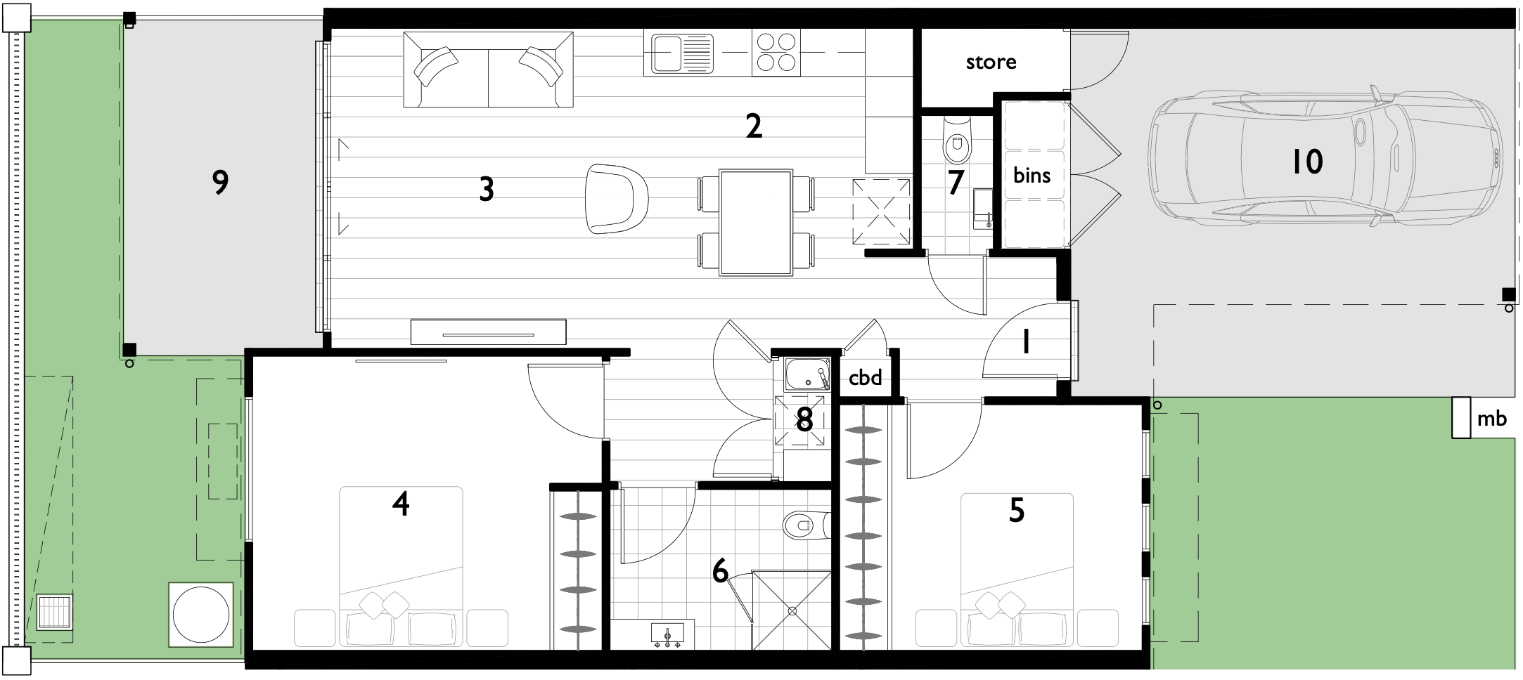Floor Plan 1 Lake South