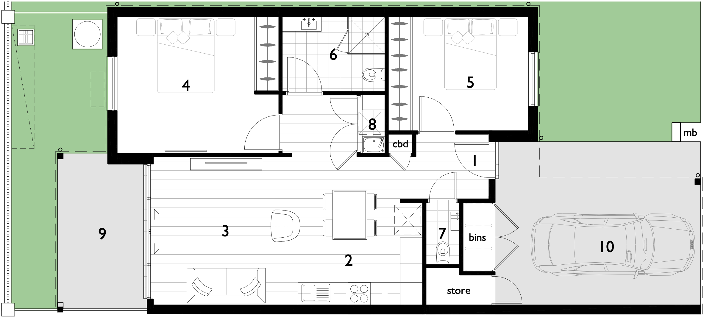 Floor Plan 1 Lake South
