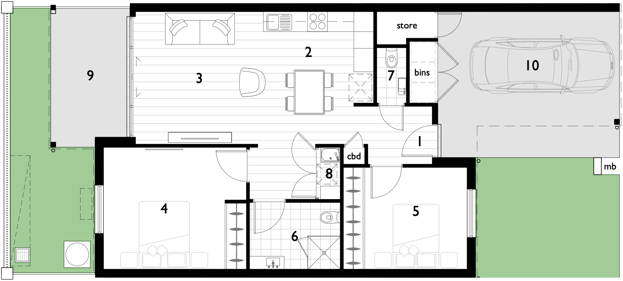 Floor Plan 1 Lake South