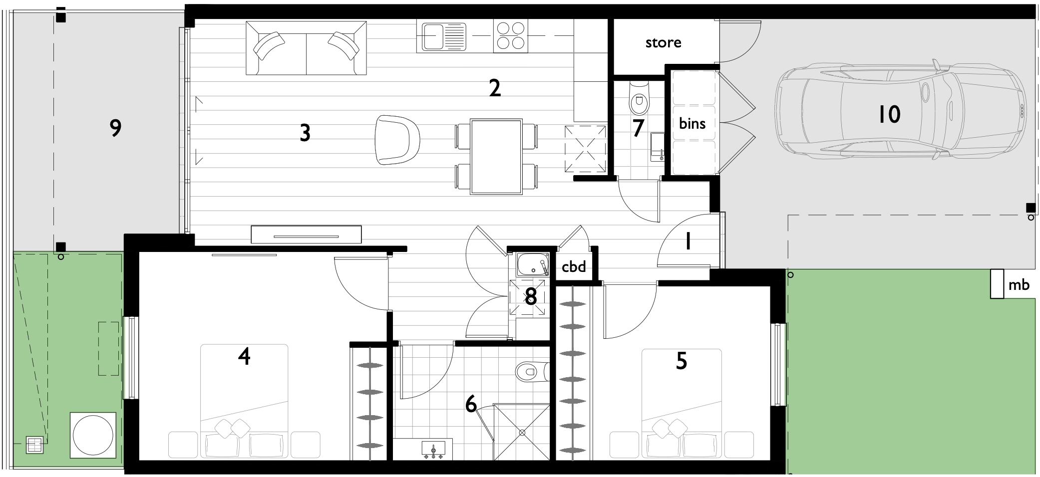 Floor Plan 1 Lake South