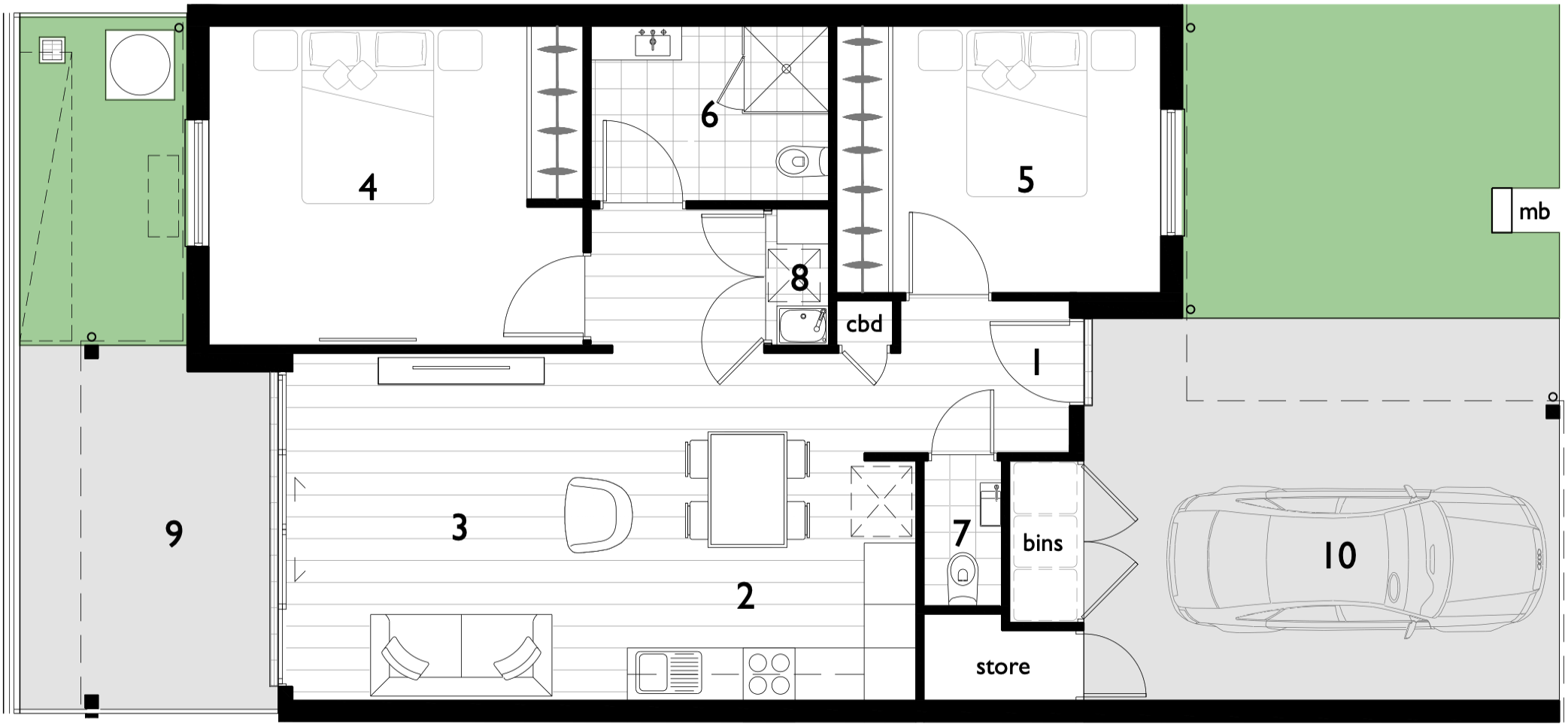 Floor Plan 1 Lake South