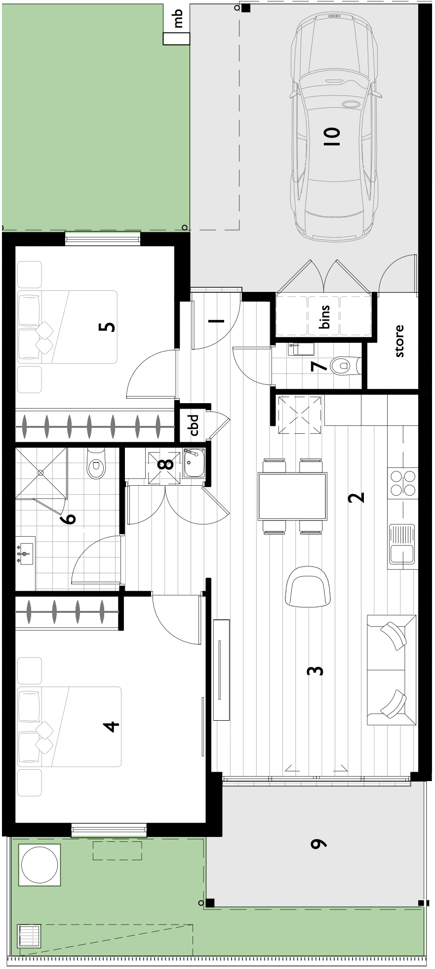 Floor Plan 1 Lake South