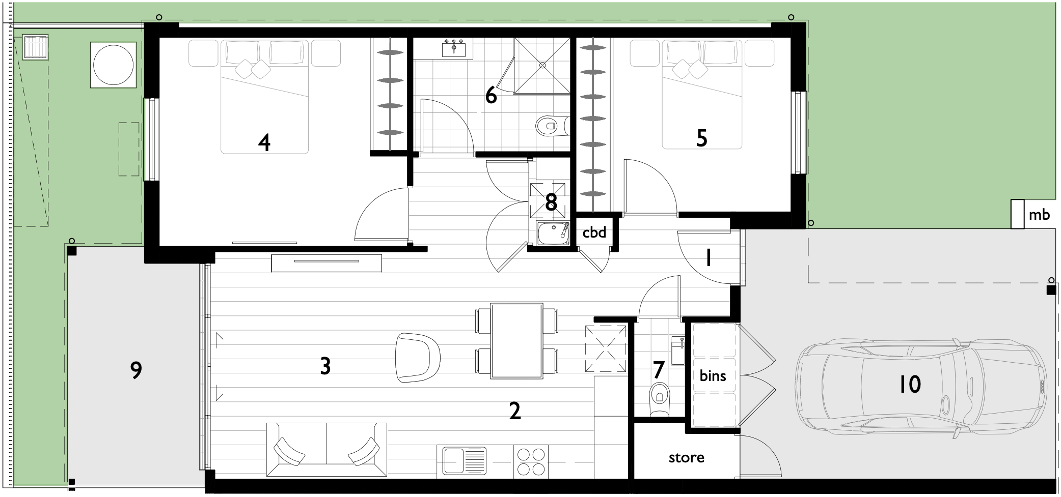 Floor Plan 1 Lake South