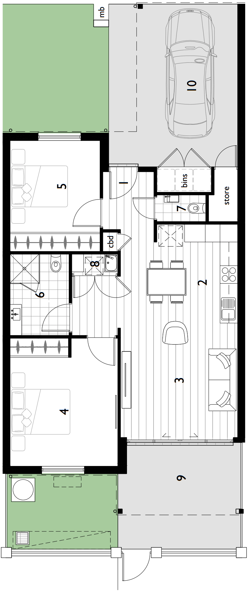 Floor Plan 1 Lake South