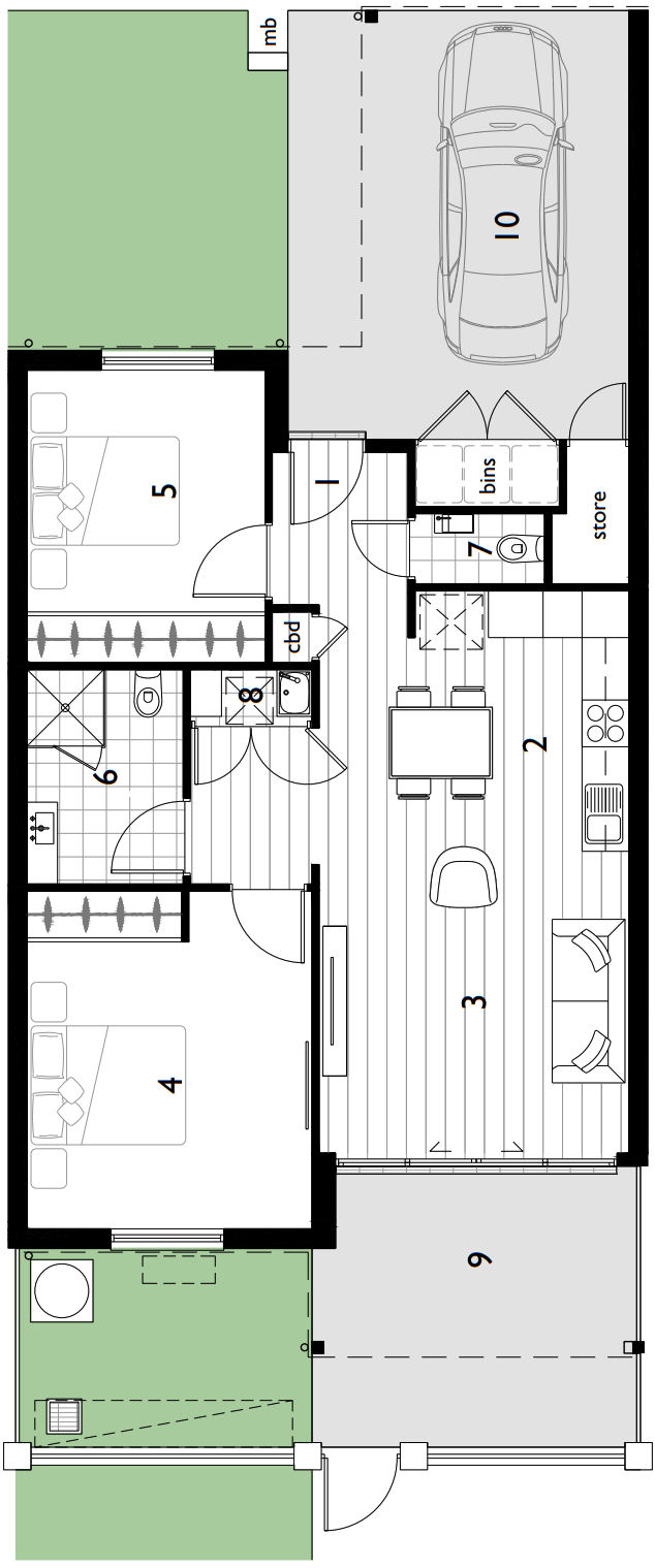 Floor Plan 1 Lake South