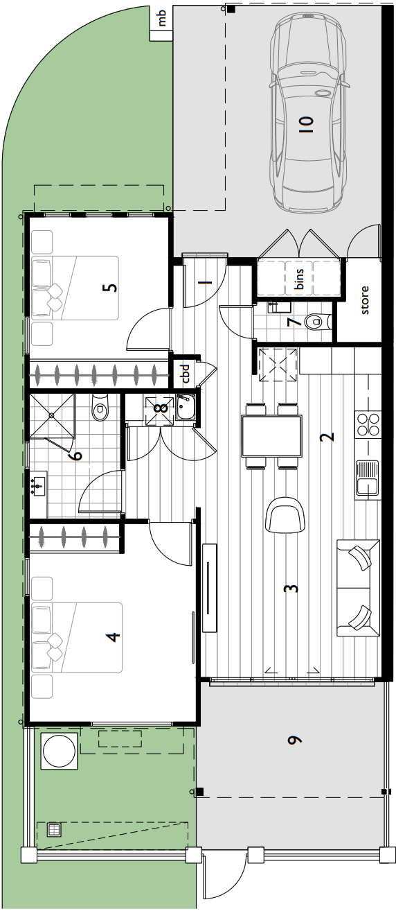 Floor Plan 1 Lake South